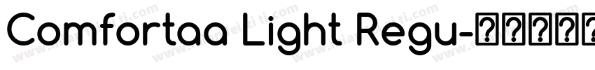 Comfortaa Light Regu字体转换
